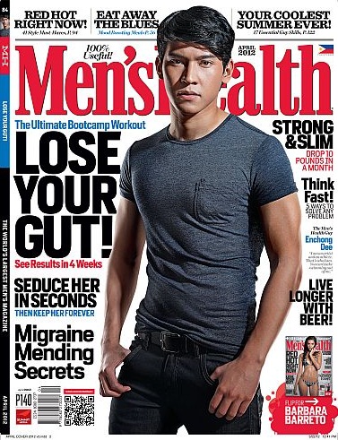 mens health magazine philippines - enchong dee - april 2012 issue