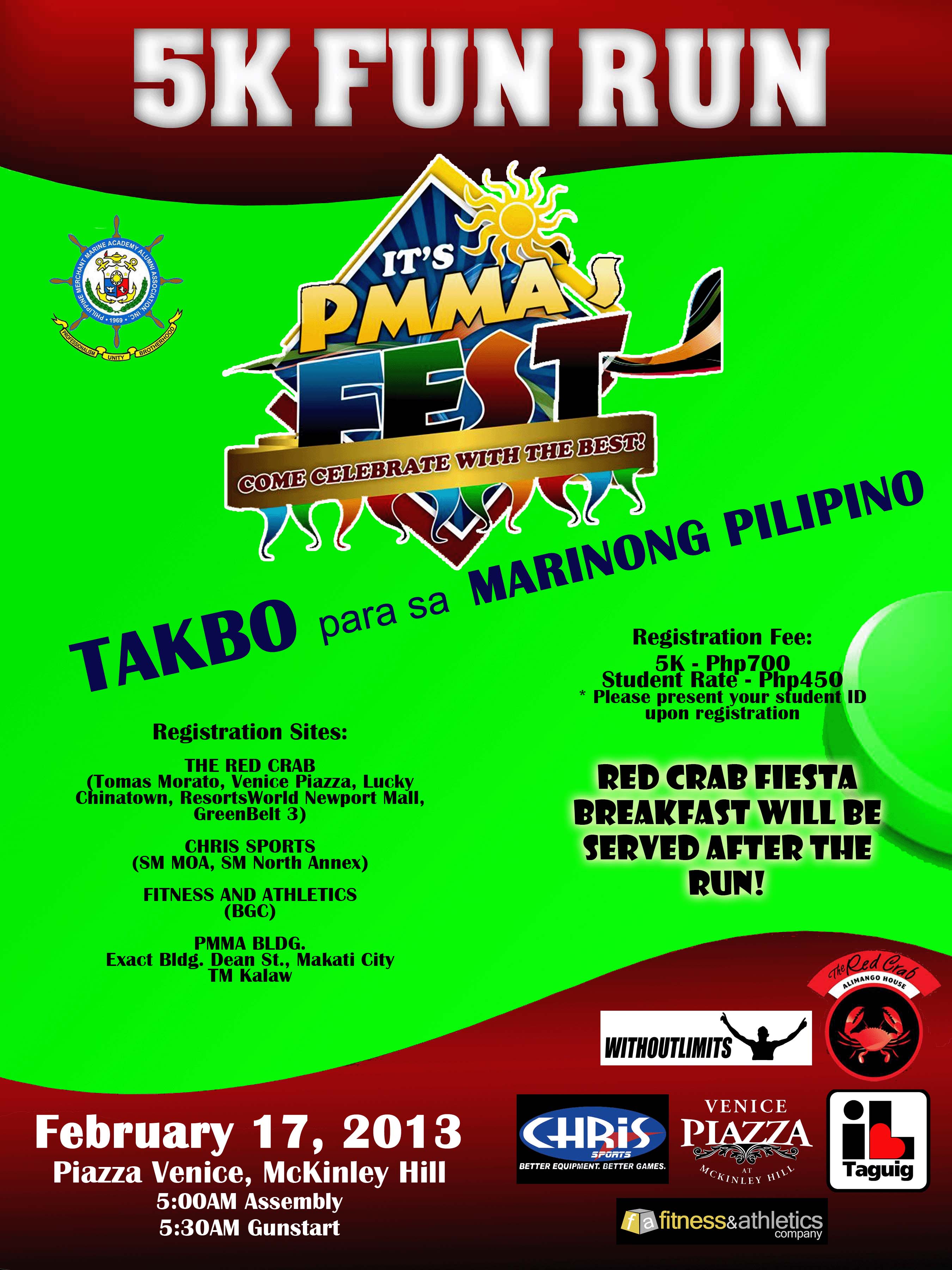 PMMA Takbo Para sa Marino 5k Fun Run