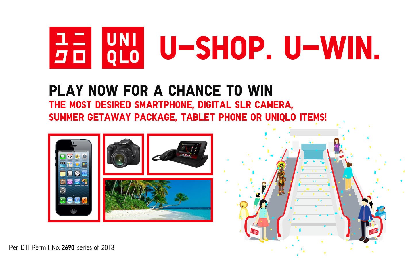 UNIQLO U-Shop U-Win Prizes