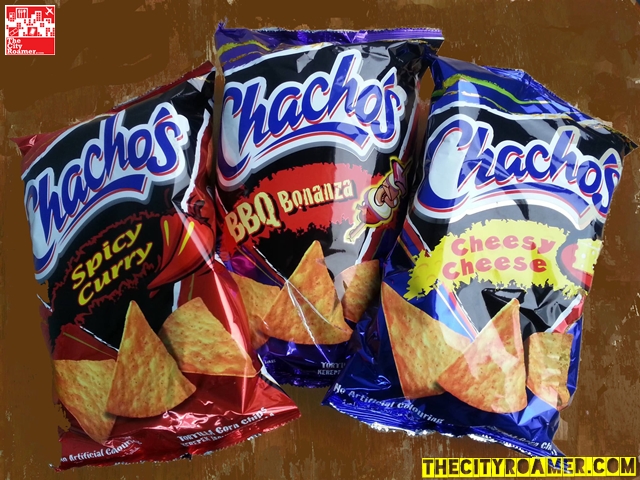 Chachos Tortilla Chips in Spicy Curry, BBQ Bonanza and Cheesy Cheese