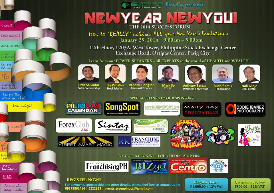 New Year New You - The 2014 Success Forum