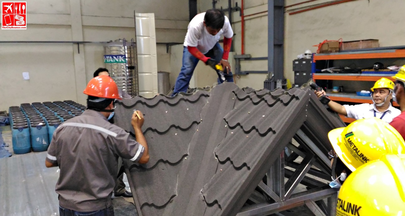 Metalink Stone Tile Roofing installation demo