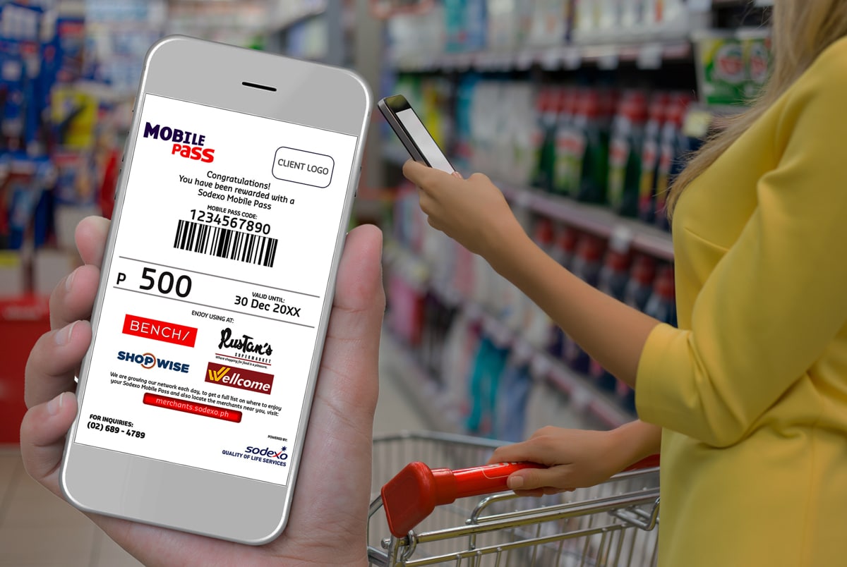 Shop with Sodexo Mobile Pass