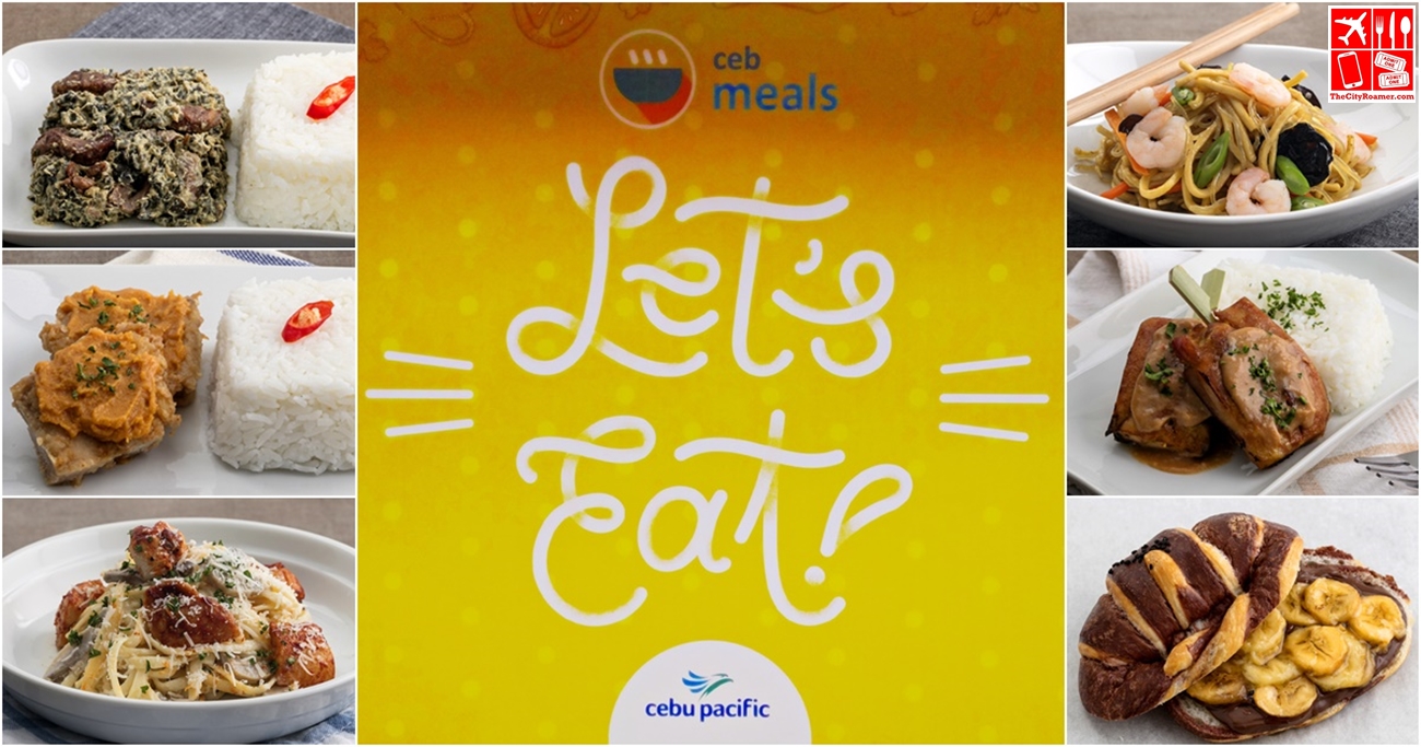 Cebu Pacific inflight menu unveiled
