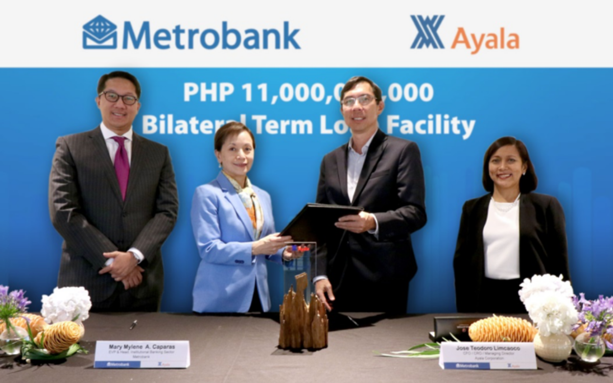 Metrobank and Ayala Corp executives