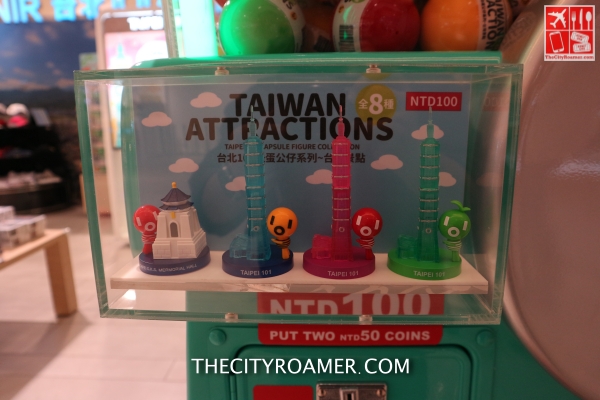 Cute souvenir items at Taipei 101
