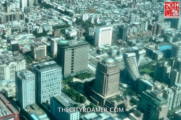 Overlooking the Business District from Taipei 101