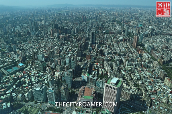 The city from Taipei 101