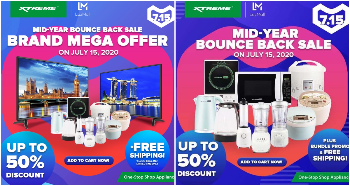 XTREME Appliances Deals on July 15 Lazada Sale