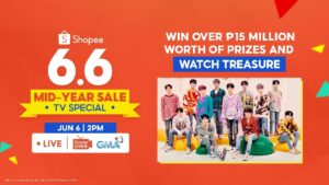 Deals and K-Pop Treasure at Shopee Mid-Year Sale TV Special