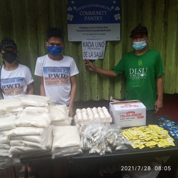 Persons with Disabilities Community Pantry. Photo c/o Marci M. Laurel FB Account