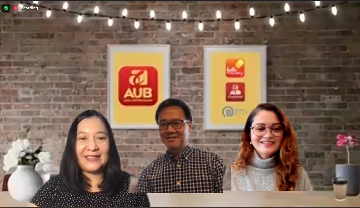 Tap and Click Virtual Forum with AUB via Zoom - Photo by MoneySense