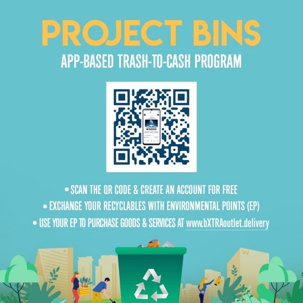 Project Bins App QR Code