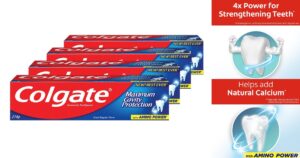 Protect your teeth with Colgate Maximum Cavity Protection Toothpaste