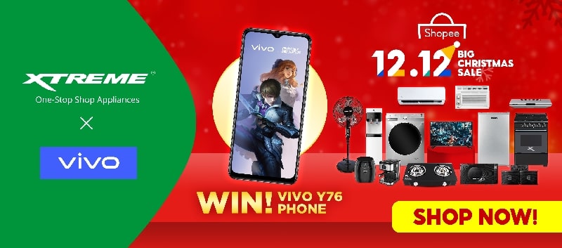 Shop at XTREME Appliances for a chance to win a vivo Y76