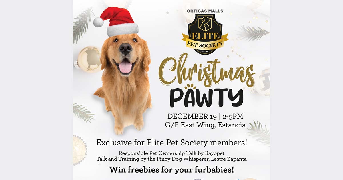 Ortigas Malls Elite Pet Society Christmas Pawty