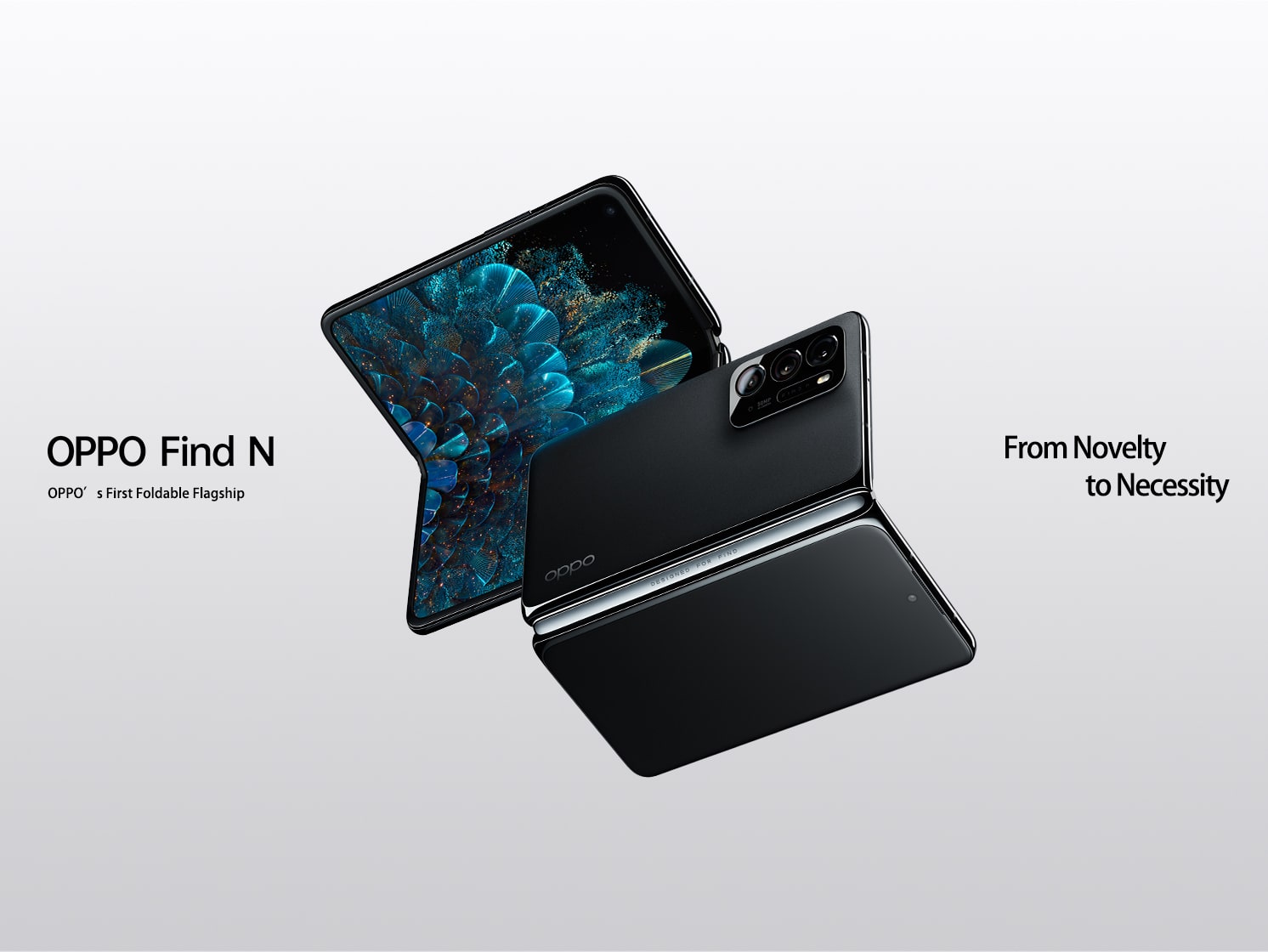 OPPO Find N, the company's first foldable smartphone