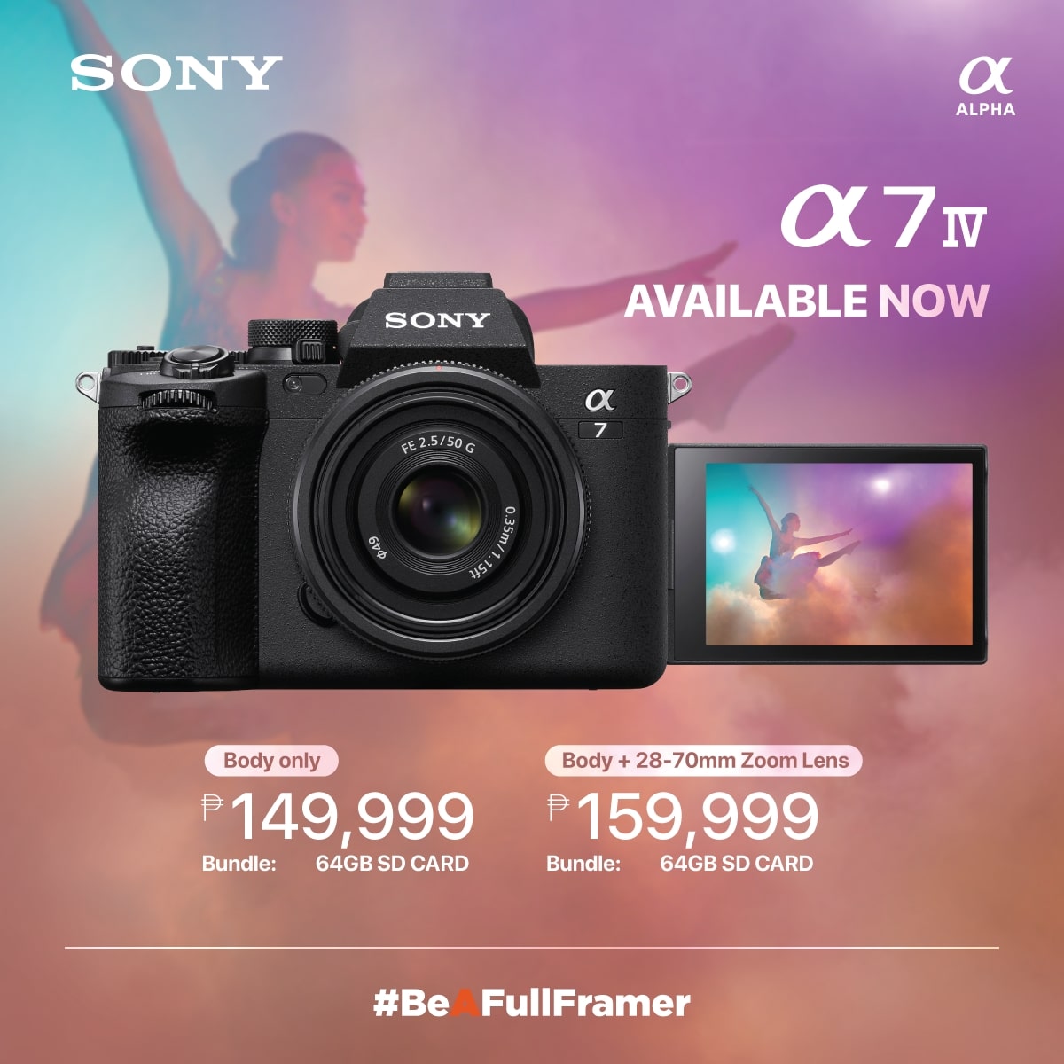 Sony Alpha 7 IV Available Now