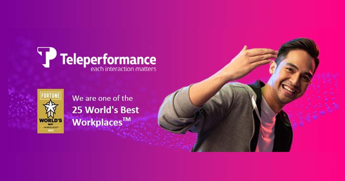 Teleperformance - One of the 25 World's Best Workplaces