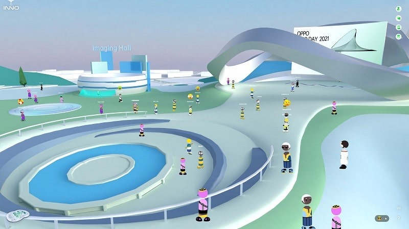 The virtual INNO WORLD at OPPO INNO DAY 2021