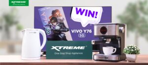 Win vivo Y76 when you shop at XTREME Appliances this Shopee 12.12 Big Christmas Sale