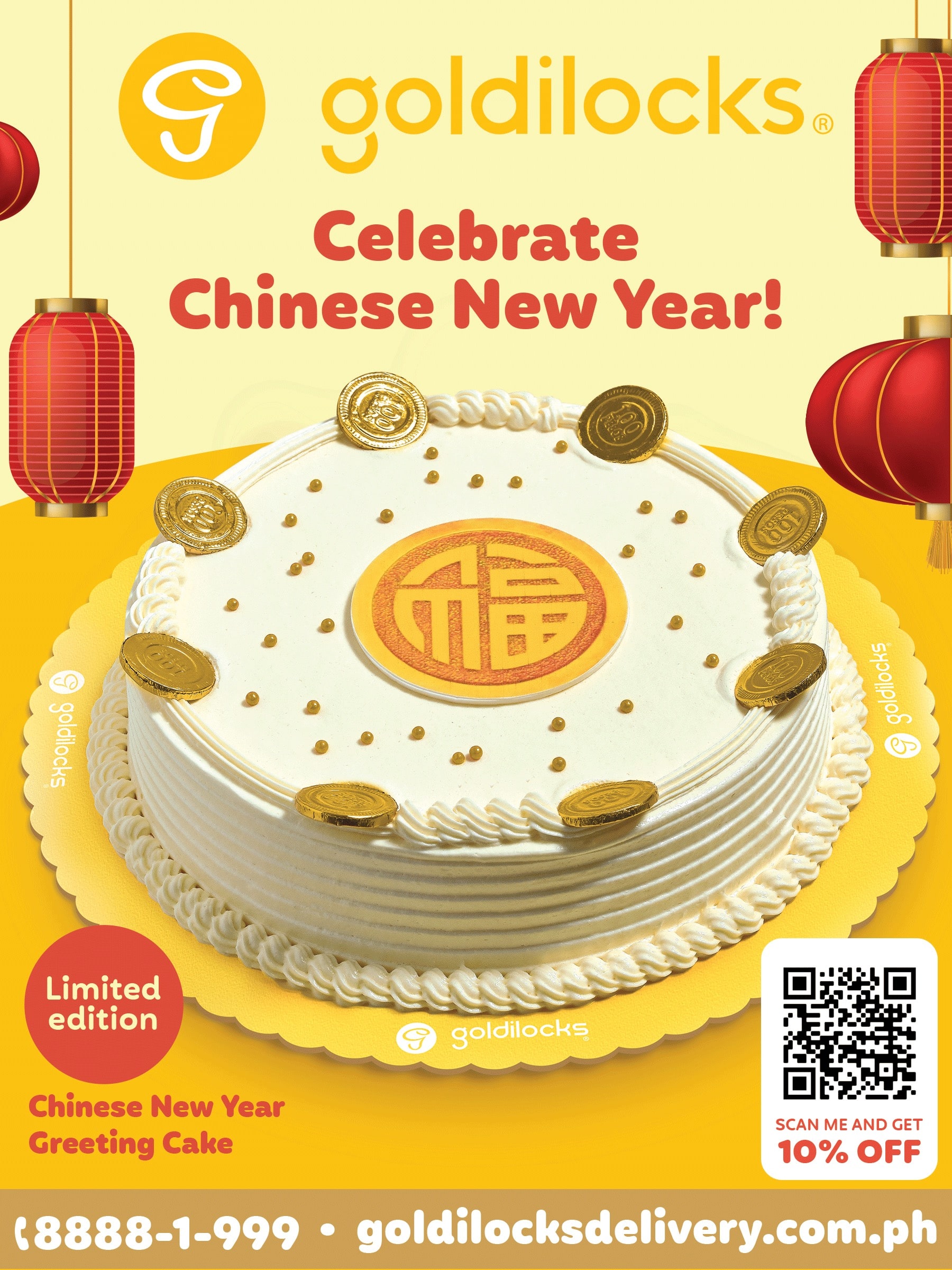 Goldilocks Chinese New Year Cake Promo