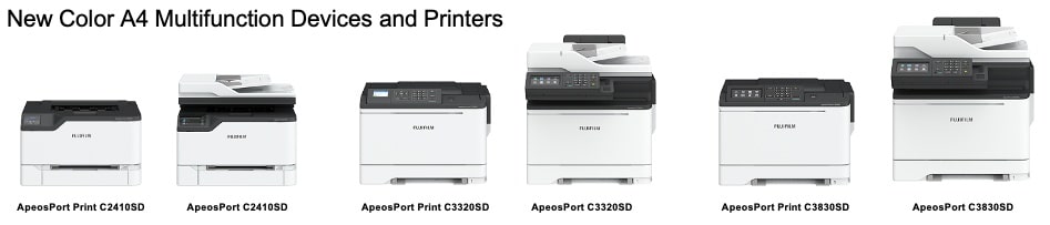 New Color A4 Multifunction Devices and Printers