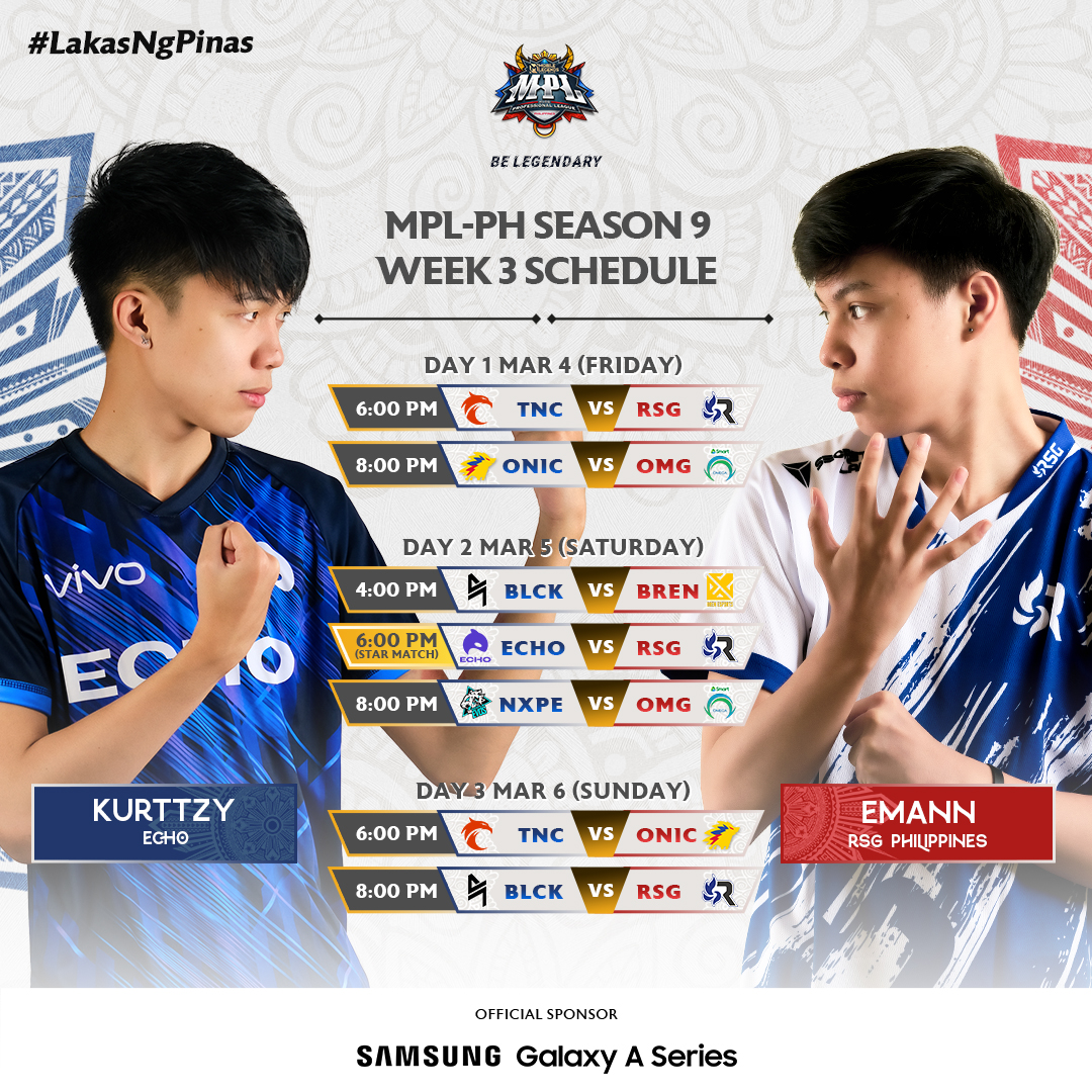 MPL-PH S9 - Week 3 Schedule