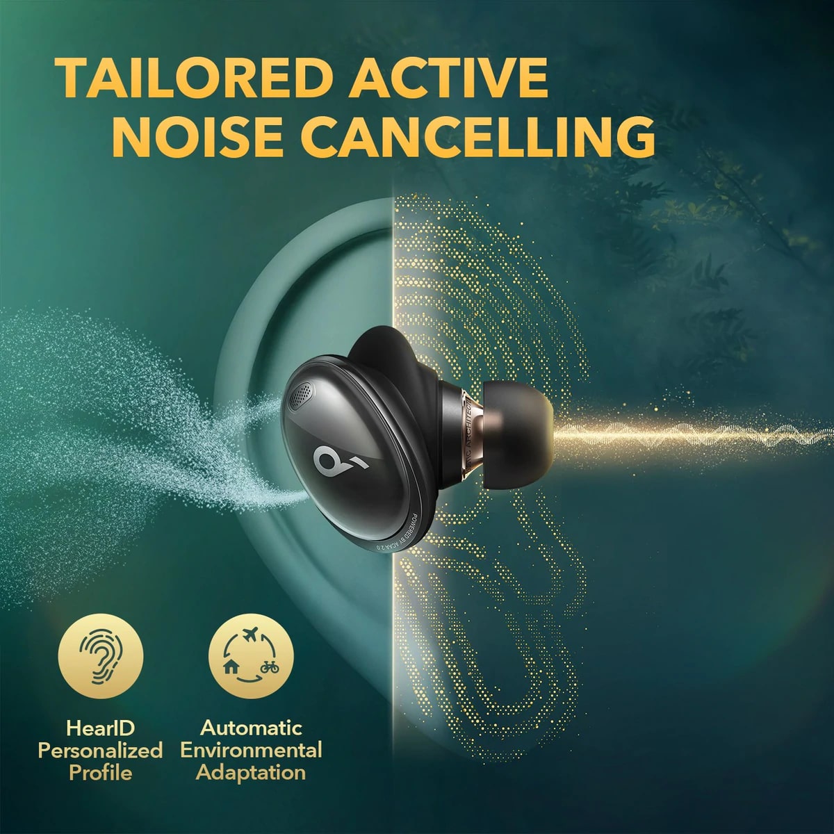 The Liberty 3 Pro offers tailored active noise cancelling capabilities