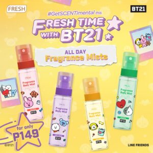 FRESH TIME with BT21 Fragrance Mists