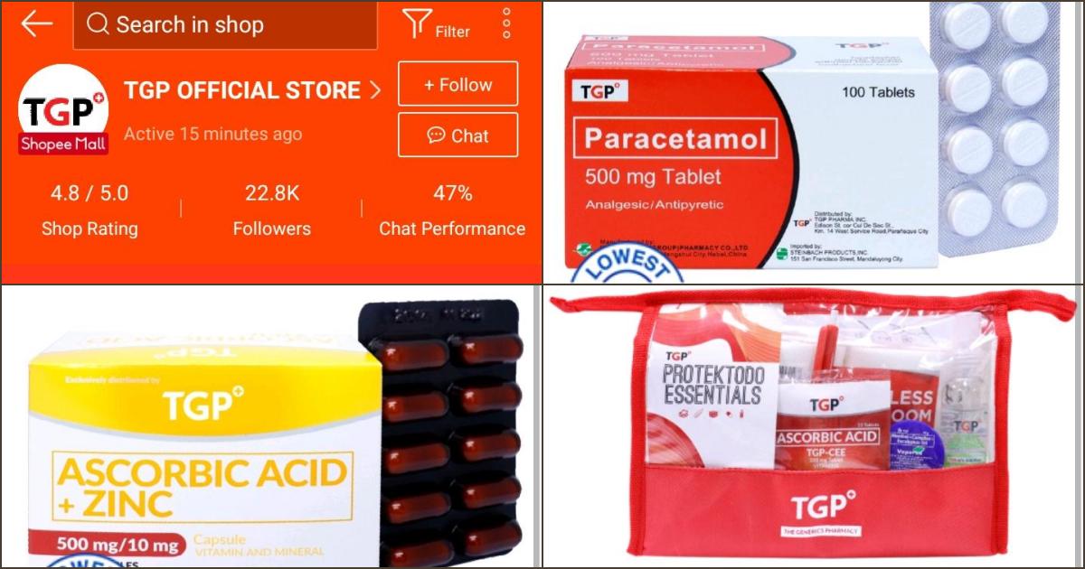 The Generics Pharmacy Official Store is now on Shopee