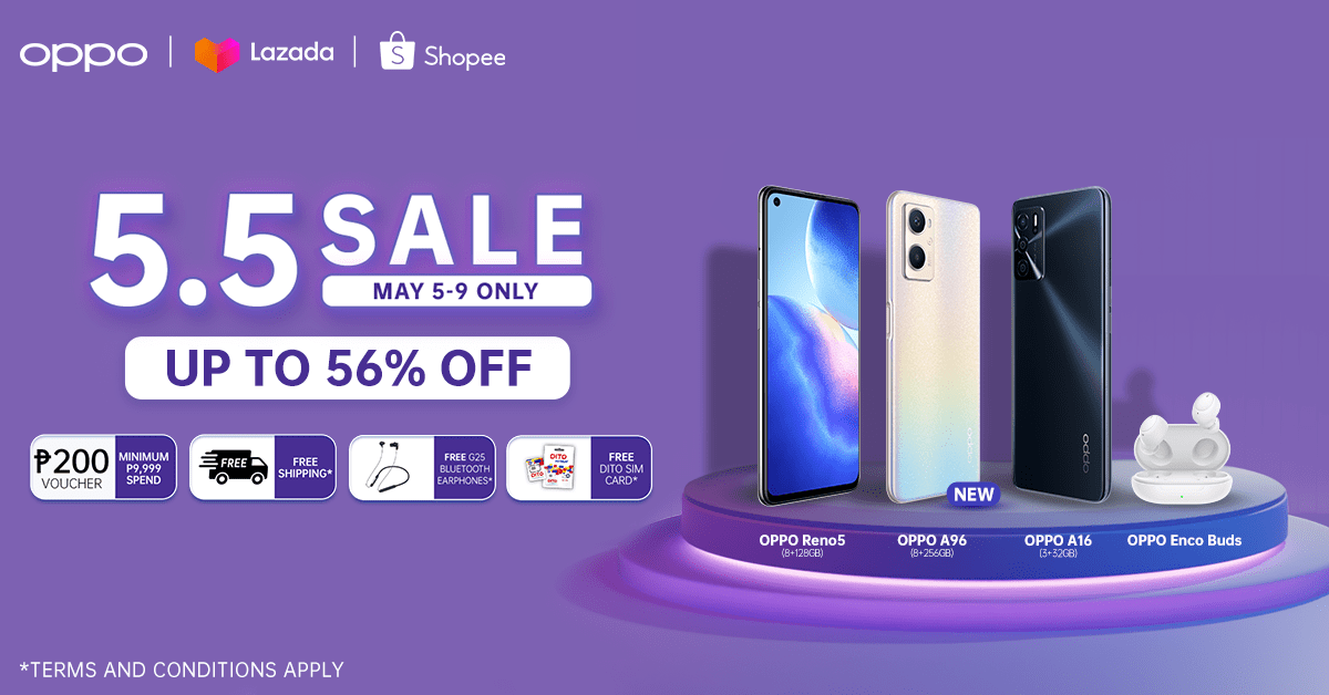 OPPO 5.5 Super Brand Day Sale