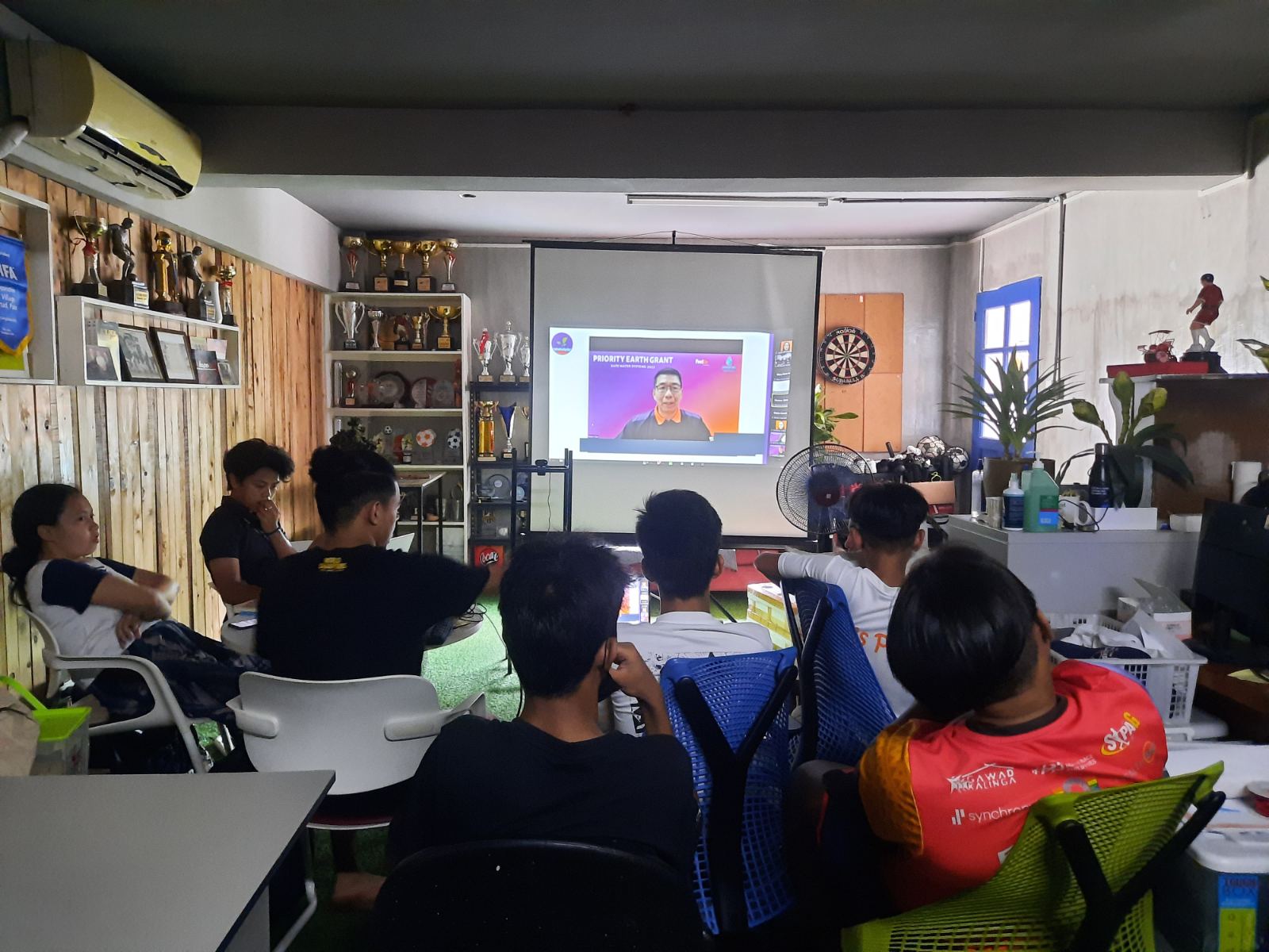 Members of Gawad Kalinga Enchanted Farm community in Angat Bulacan joined the virtual launch of the Priority Earth Global Grant Program on June 14, 2022.