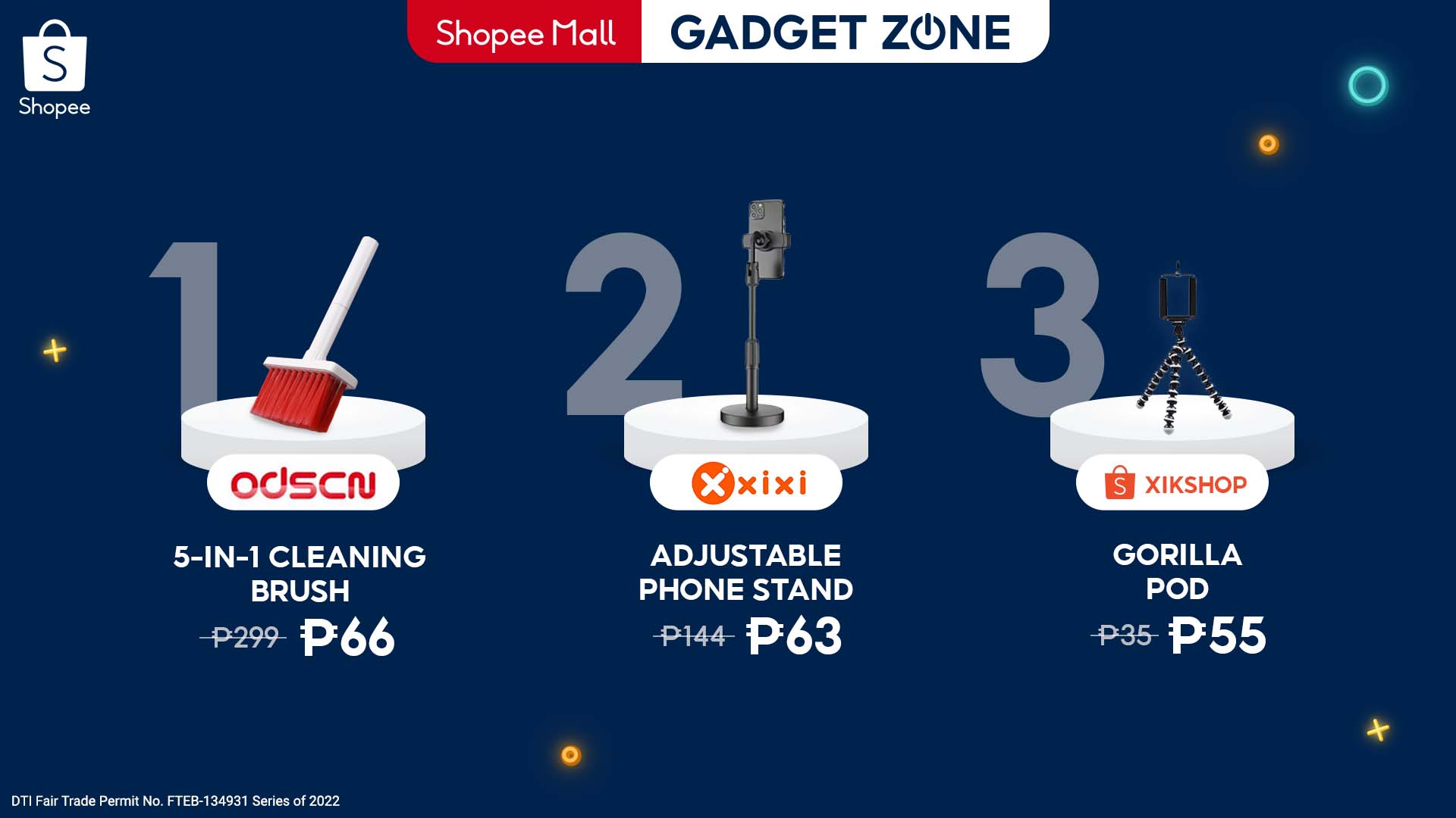 Tech essentials at Shopee Gadget Zone