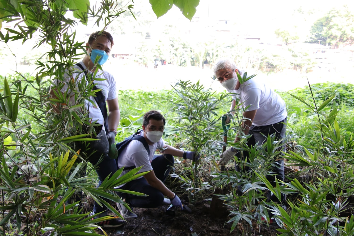 URC tree-planting activity during the Philippine Environment Month