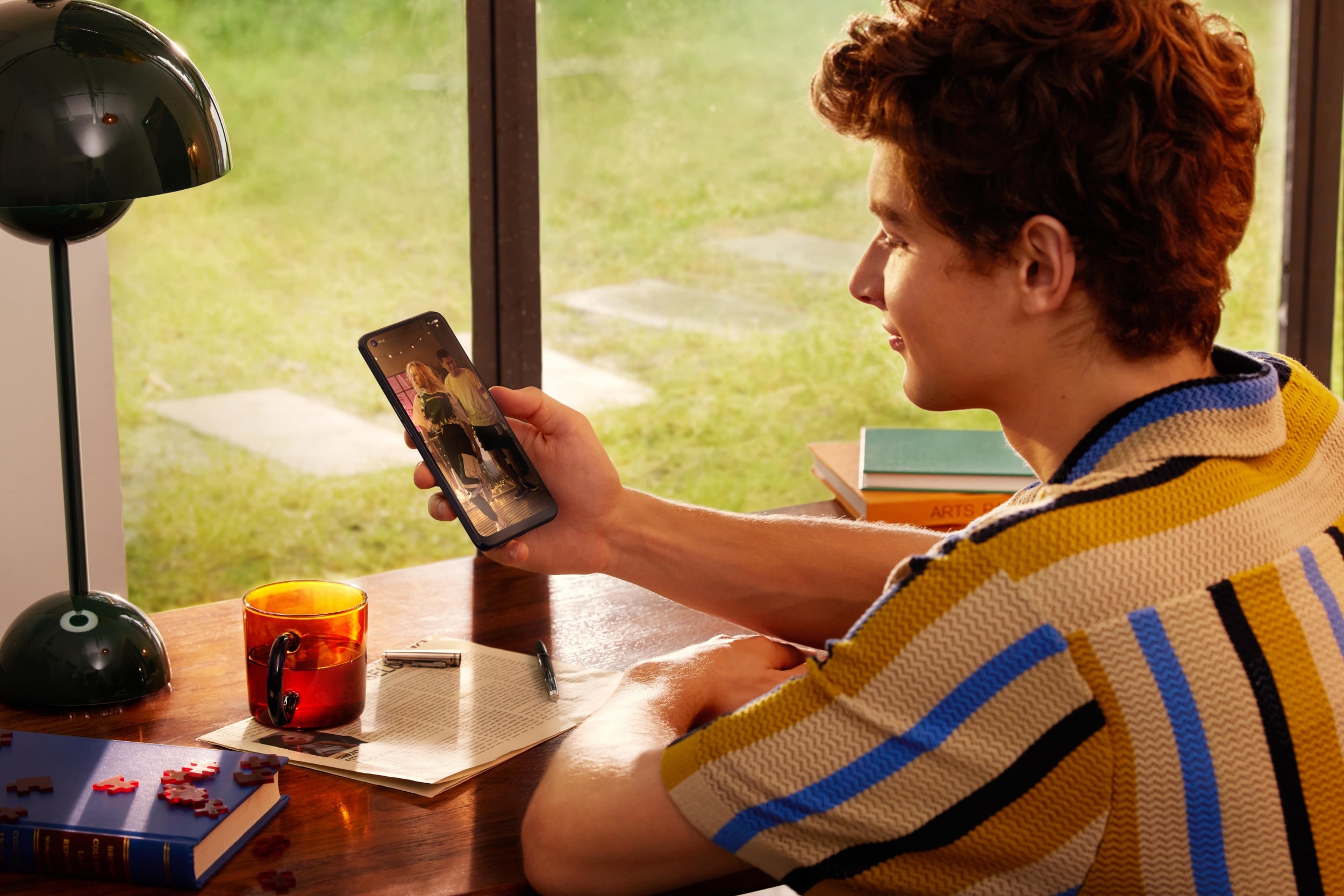 OPPO A55 with System Booster