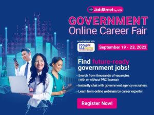 JobStreet and CSC’s nationwide Government Online Career Fair 2022-min