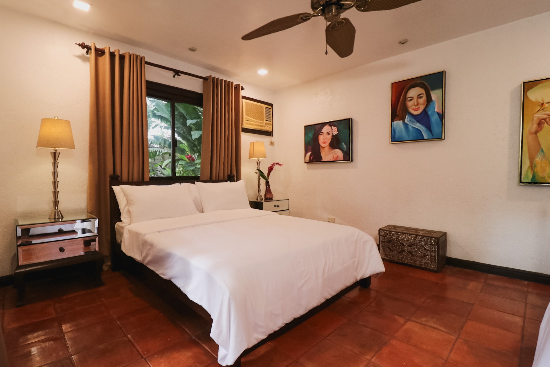 One of the rooms of the Barrettos’ iconic rest house