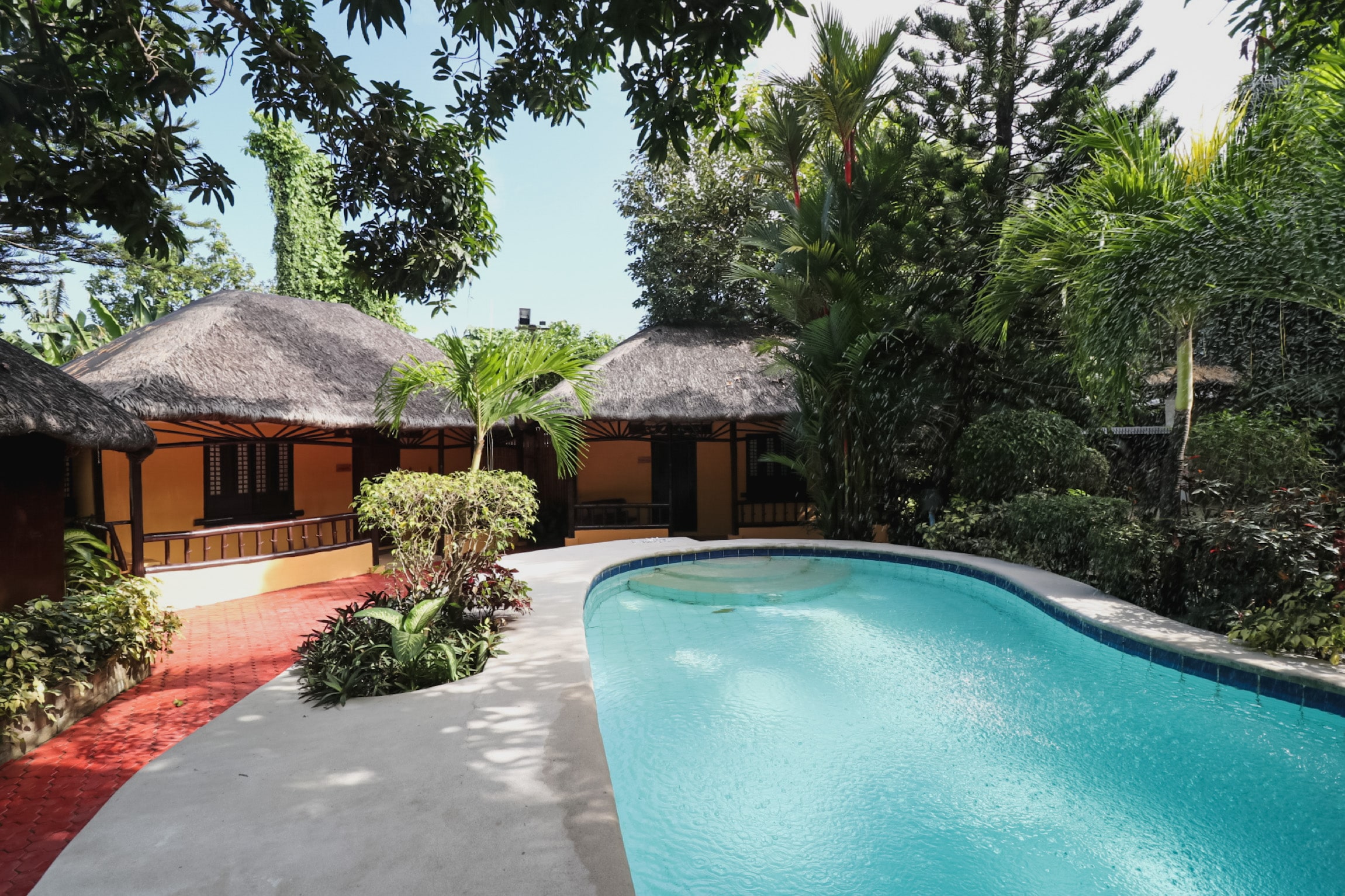 The swimming pool at the Barrettos’ iconic rest houseJPG