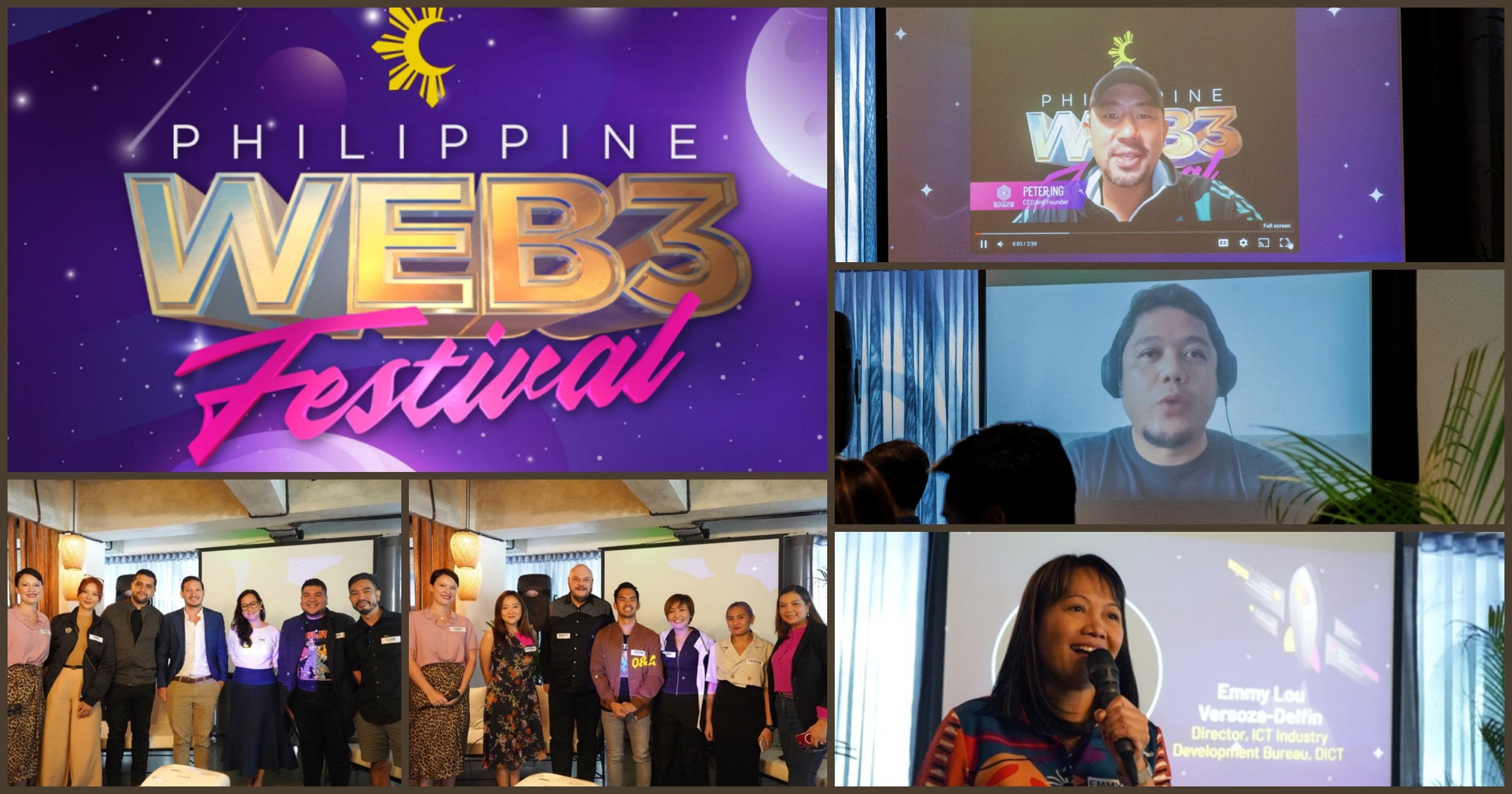 Business Leaders at the Philippine Web3 Festival Press Conference