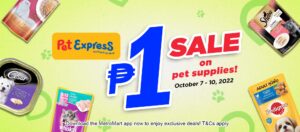 Premium dog and cat treats for ₱1 ONLY in Pet Express PISO SALE