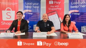 Top up your beep card with Shopeepay