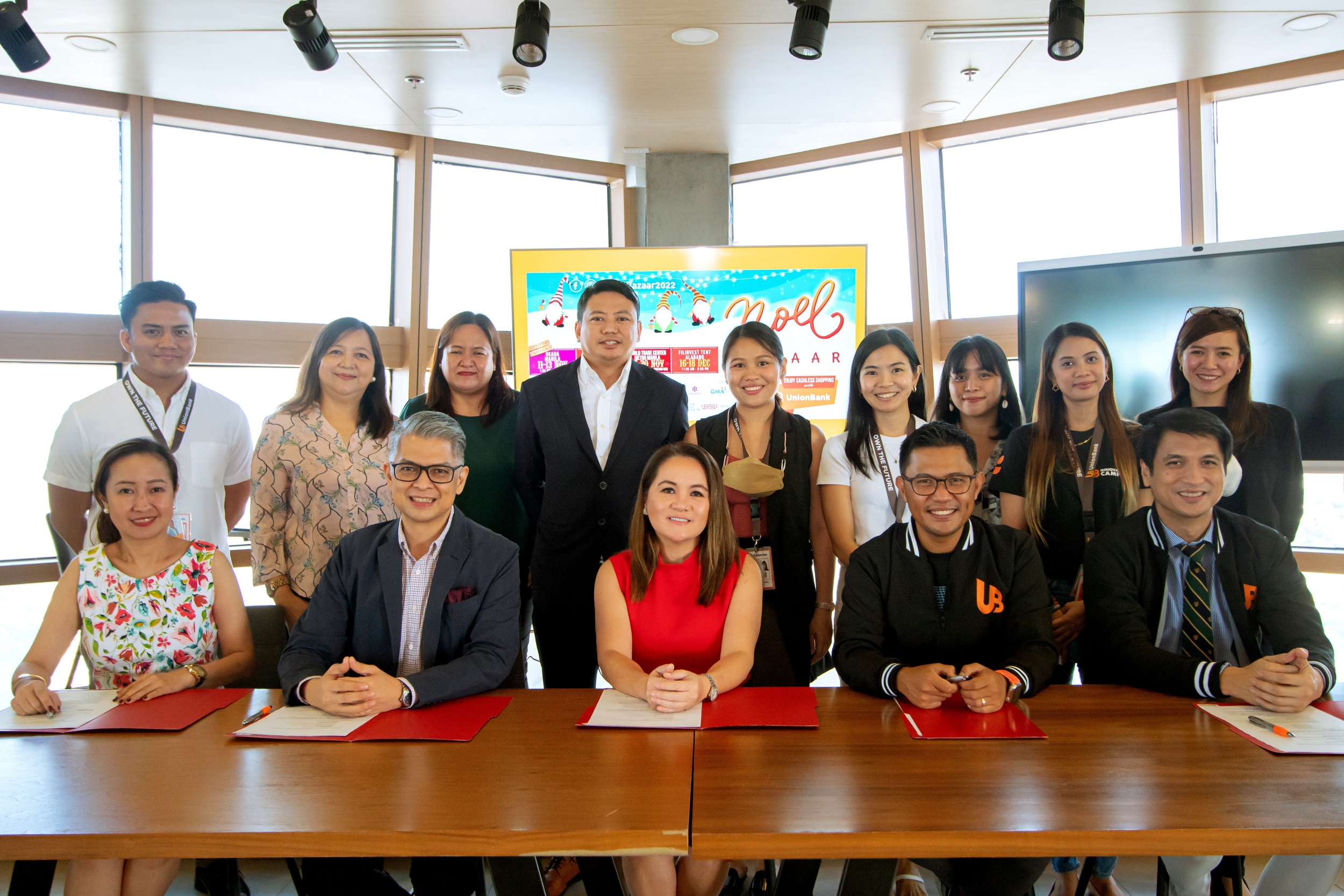 UnionBank and Cut Unlimited Executives present during the MOU signing