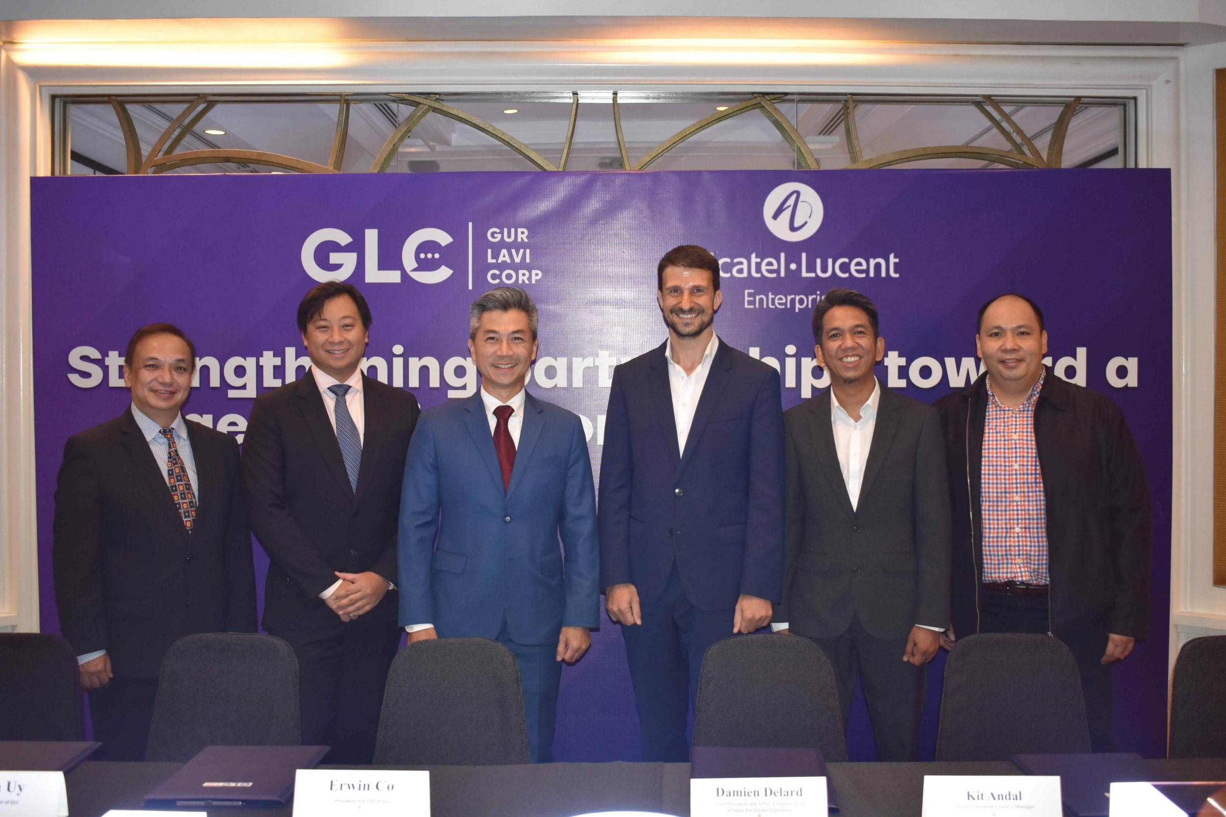 Alcatel-Lucent and Gur Lavi Executives