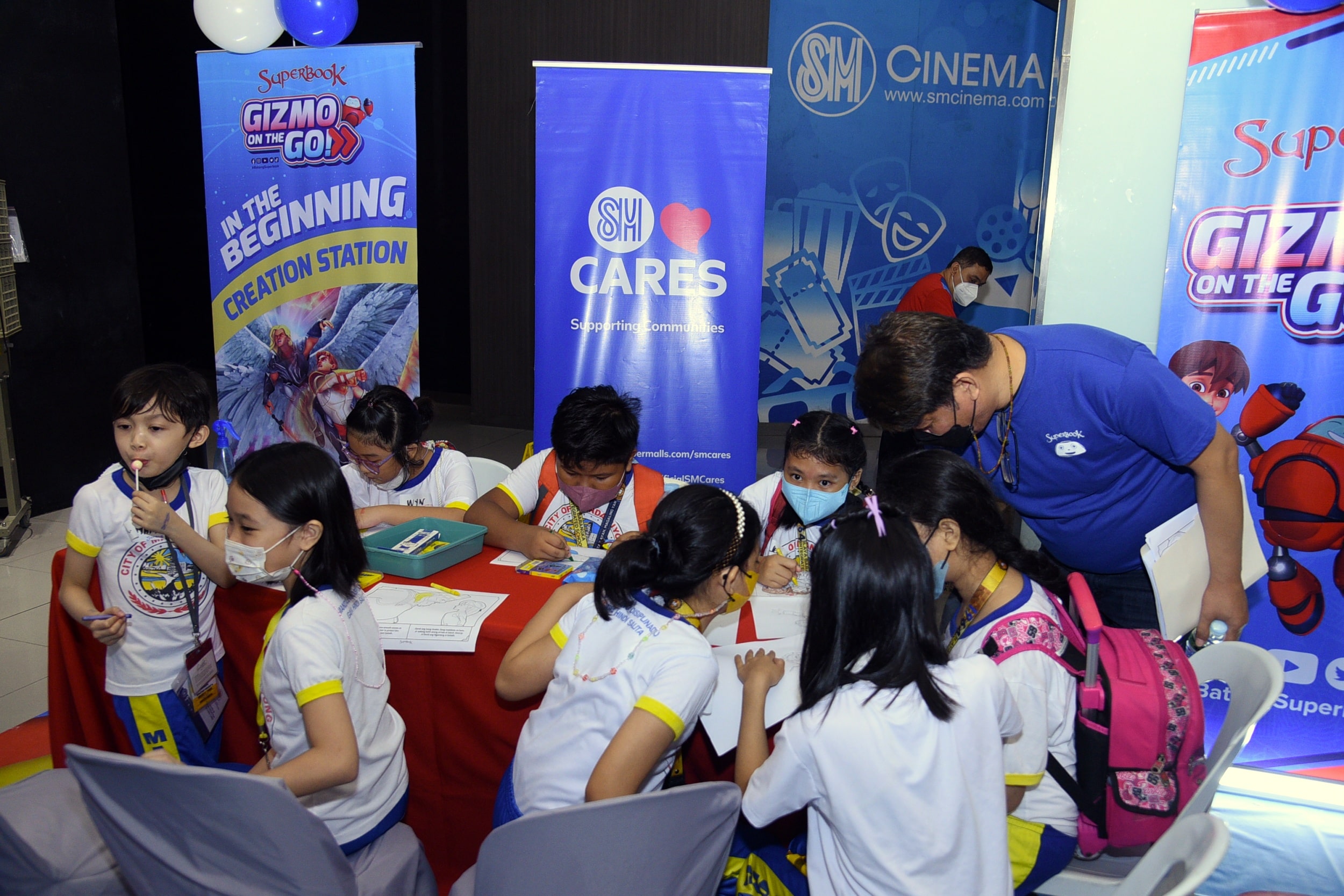 Children enjoy the various activities that engage movement, creativity and problem-solving skills