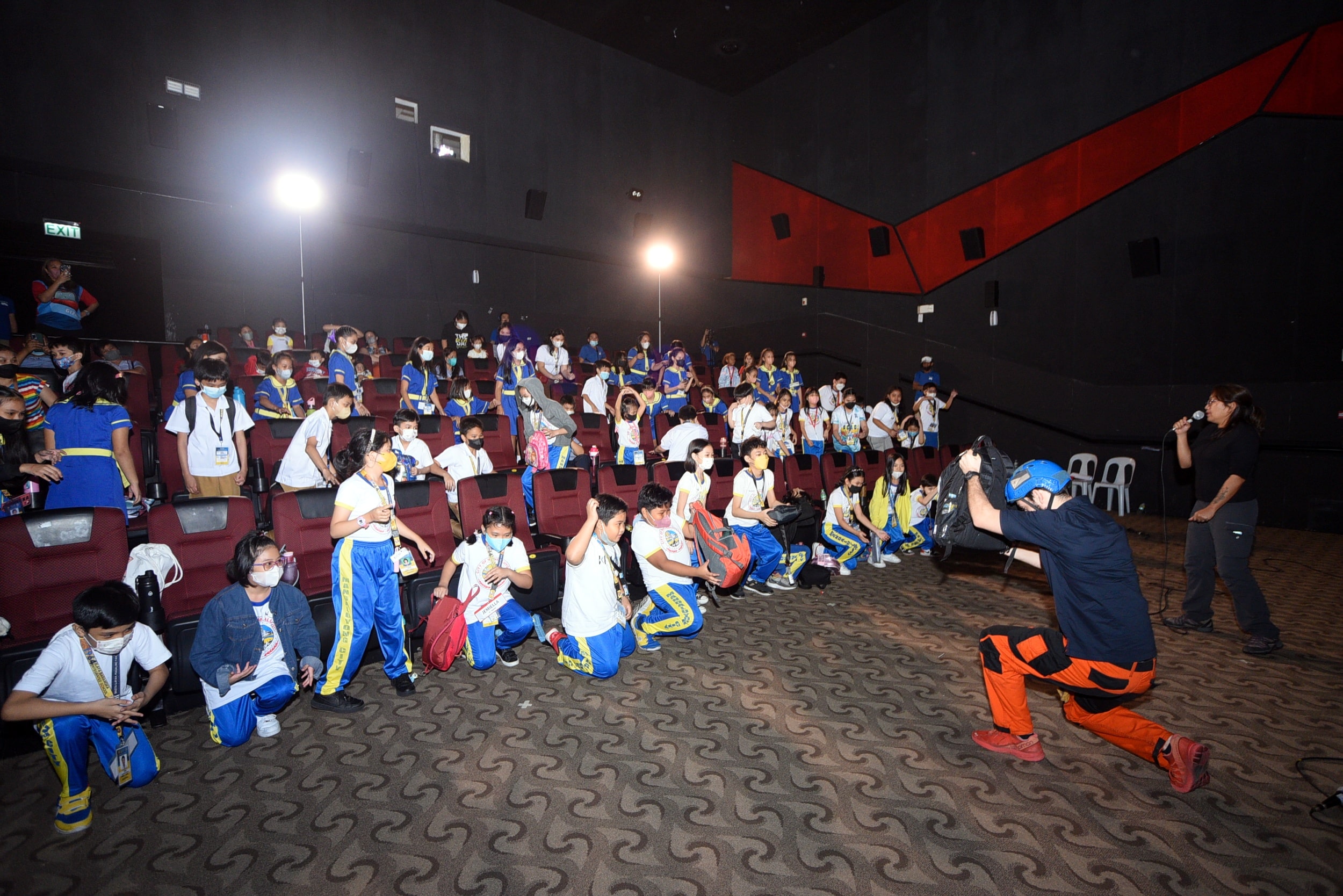 Children were taught practical survival tips