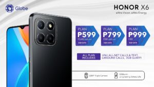 HONOR X6 now available via Globe Postpaid plans