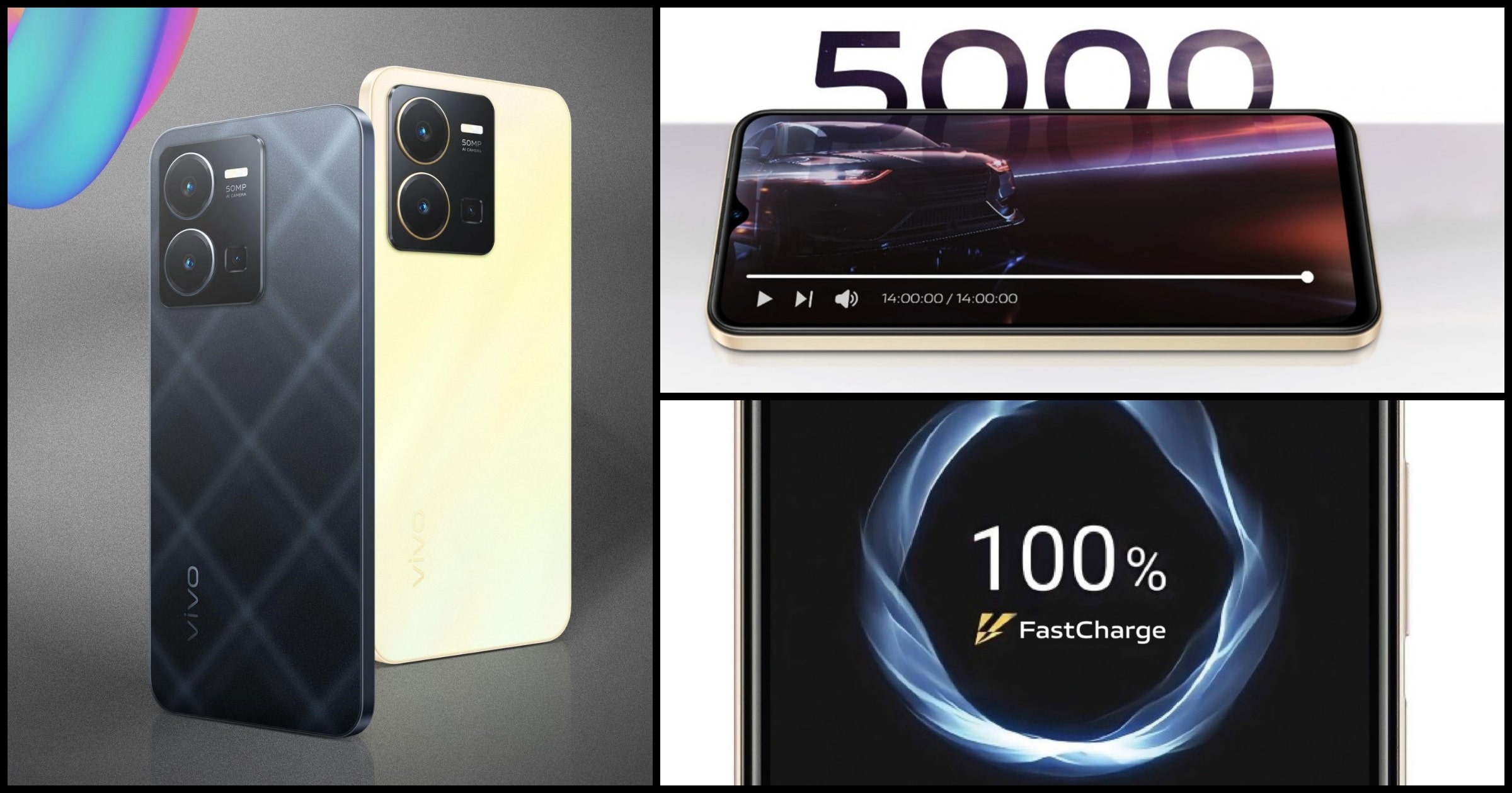 It’s always the exciting part with the vivo Y35 44W charge and big storage!