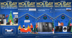 All the holiday deals and freebies from Samsung Digital Appliances this Christmas