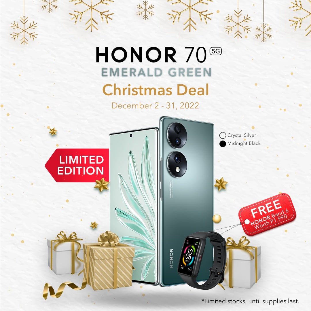 HONOR 70 Christmas Promo